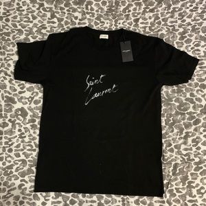 Black Saint Laurent T-shirt
